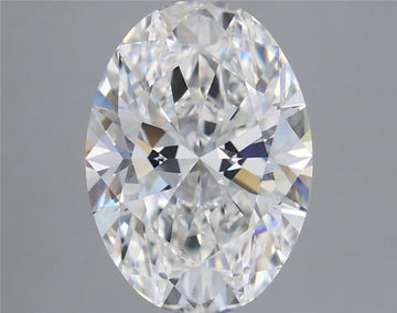 Top Quality 4.10 CT Oval Shape D Color VVS2 Clarity Lab grown Diamond For her Voice