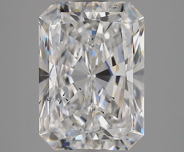 Custom Luxury 3.17 CT Radiant Shape E Color SI1 Clarity Lab grown Diamond For Same Sky