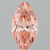 Premium Of 3.05 CT Marquise Shape Fancy Vivid Pink Color VS2 Clarity Lab Grown Diamond For Warm Echo