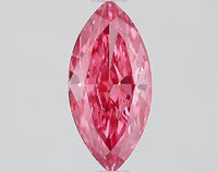Elegant Of 1.00 CT Marquise Shape Fancy Vivid Pink Color VS2 Clarity Lab Grown Diamond For She Knows