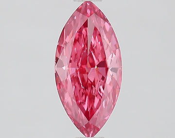 Elegant Of 1.00 CT Marquise Shape Fancy Vivid Pink Color VS2 Clarity Lab Grown Diamond For She Knows
