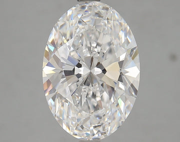 Premium 4.14 CT Oval Shape D Color VVS1 Clarity Lab grown Diamond For Birthday Gift