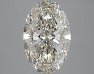 Premium 4.26 CT Oval Shape I Color VS1 Clarity Lab grown Diamond For Cocktail Ring