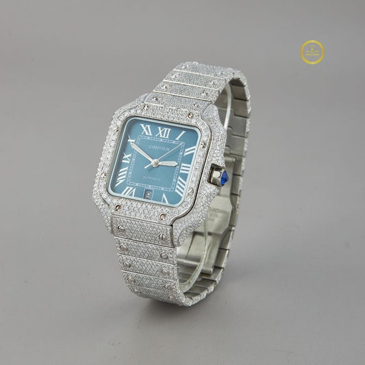 Timeless Luxury Ivevar’s Fully Iced Out Lab Diamond Watch