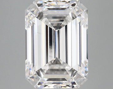 Premium 5.10 CT Emerald Shape D Color VS1 Clarity Lab Grown Diamond For Gold Light