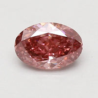 Latest Of 0.75 CT Oval Shape Fancy Vivid Pink Color VS1 Clarity Moissanite Diamond For Someone