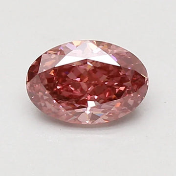 Latest Of 0.75 CT Oval Shape Fancy Vivid Pink Color VS1 Clarity Moissanite Diamond For Someone
