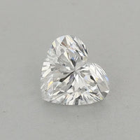 Trendy Of 0.42 CT Heart Shape D Color VS1 Clarity Moissanite Diamond For Still love