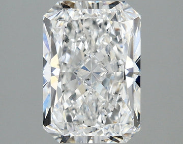 Premium 1.78 CT Radiant Shape E Color SI1 Clarity Lab grown Diamond For Clear Eyes
