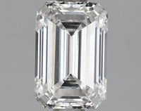 Timeless 1.17 CT Emerald Shape E Color SI1 Clarity Moissanite Diamond For Party Ring