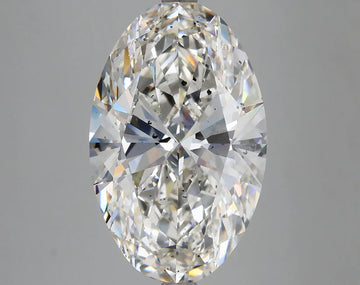 Unique 6.61 CT Oval Shape G Color SI2 Clarity Moissanite Diamond For Propose Ring