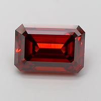 Experience Luxury Of 2.71 CT Emerald Shape Fancy Deep Orange Color VS2 Clarity Moissanite Diamond For That Whisper