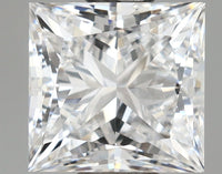 Brilliant D Color 1.07 CT Princess Shape VS1 Clarity Lab grown Diamond For Anniversary Ring