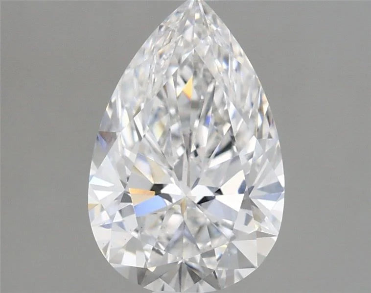 High Quality 1.66 CT Pear Shape E Color VS1 Clarity Moissanite Diamond For Birthday Ring