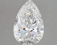 High Quality 1.66 CT Pear Shape E Color VS1 Clarity Moissanite Diamond For Birthday Ring