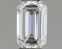 Dazzling Of 0.40 CT Emerald Shape D Color VS1 Clarity Lab Grown Diamond For True Grace