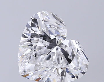 Designer Of 2.01 CT Heart Shape D Color VS1 Clarity Lab Grown Diamond For One Wish