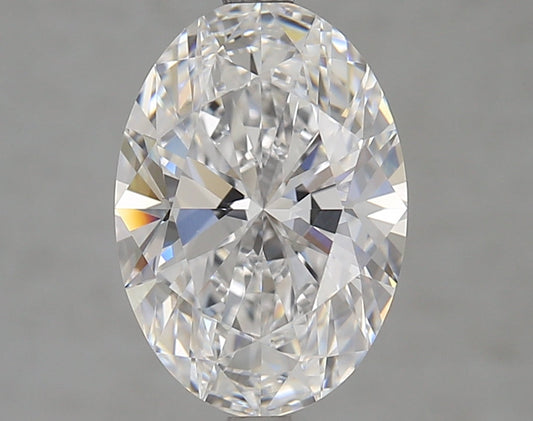 Custom Luxury 3.13 CT Oval Shape D Color VVS1 Clarity Lab grown Diamond For True Grace