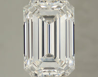 Dazzling 5.11 CT Emerald Shape D Color VS1 Clarity Lab Grown Diamond For Late July
