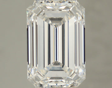Dazzling 5.11 CT Emerald Shape D Color VS1 Clarity Lab Grown Diamond For Late July