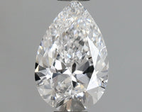 Premium Of 1.00 CT Pear Shape D Color VS1 Clarity Lab grown Diamond For Surprise Ring