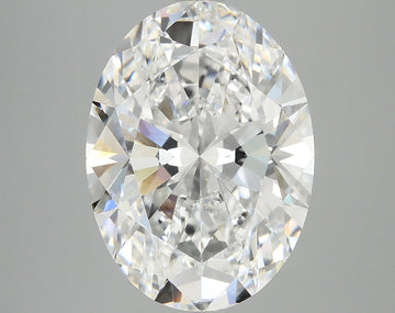 Sparkling 6.02 CT Oval Shape D Color VS1 Clarity Lab Grown Diamond For Surprise Ring
