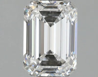 Trendy Of 1.52 CT Emerald Shape D Color VS1 Clarity Moissanite Diamond For Calm Eyes