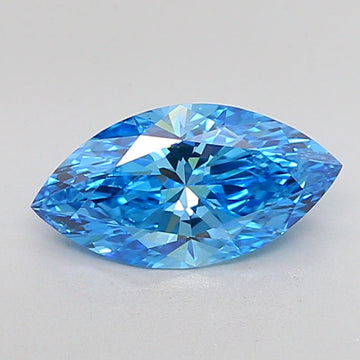 Dazzling Of 2.04 CT Marquise Shape Fancy Vivid Blue Color VS2 Clarity Lab Grown Diamond For First Rain