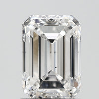 Exclusive 1.72 CT Emerald Shape F Color SI1 Clarity Lab grown Diamond For Gift Ring