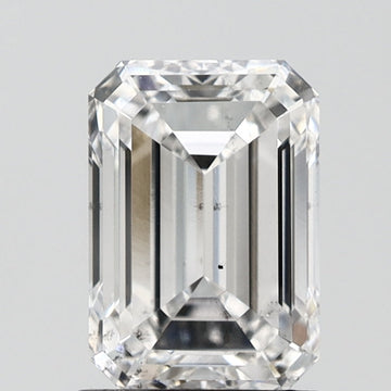 Exclusive 1.72 CT Emerald Shape F Color SI1 Clarity Lab grown Diamond For Gift Ring