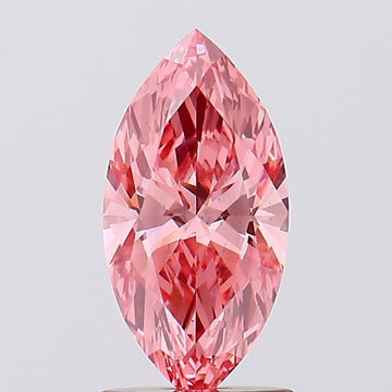 Premium Of 1.17 CT Marquise Shape Fancy Vivid Pink Color VS2 Clarity Lab Grown Diamond For Slow Glow