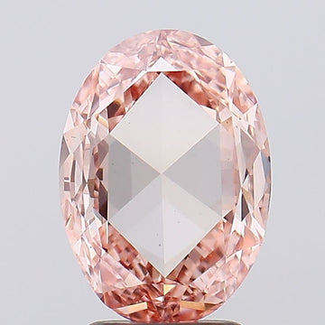 Luxury 2.32 CT Rose Cut Shape Fancy Intense Brownish Pink Color VS1 Clarity Moissanite Diamond For Cocktail Ring