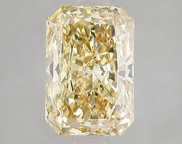 The Future of Luxury 2.01 CT Radiant Cut Lab grown Diamond Fancy Intense Yellow Color VS1 Clarity For Wedding Ring