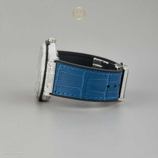 Ivevar Half Iced Watch Lab Grown Diamonds & Premium Design