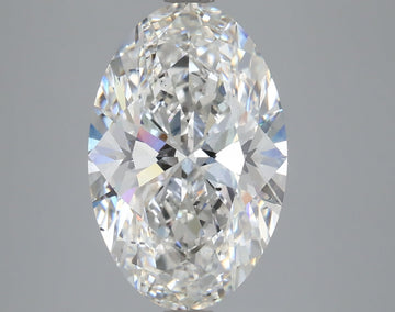 Dazzling Of 4.52 CT Oval Shape G Color SI1 Clarity Lab grown Diamond For Engagement Ring