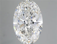 Dazzling 8.07 CT Oval Shape F Color VS1 Clarity Lab grown Diamond For Surprise Ring