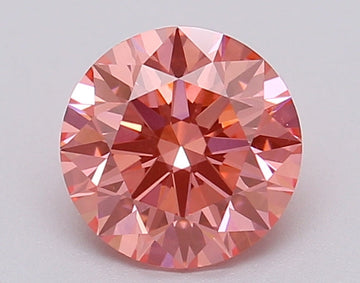Dazzling 1.04 CT Round Shape Fancy Vivid Pink Color VVS2 Clarity Moissanite Diamond For Surprise Ring