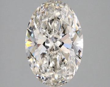 Sustainable 2.18 CT Oval Shape H Color VS1 Clarity Moissanite Diamond For Birthday Ring