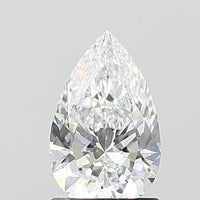 Stunning 1.00 CT Pear Shape E Color VVS1 Clarity Lab Grown Diamond For The Wait