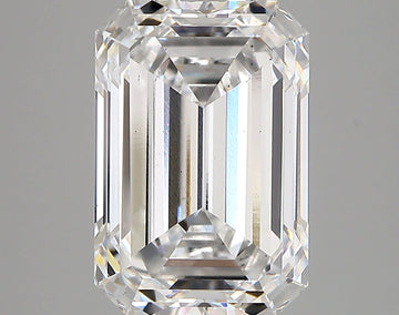 Top Quality 5.24 CT Emerald Shape D Color VS1 Clarity Lab grown Diamond For Custom Ring