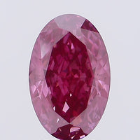 Premium 4.07 CT Oval Shape Fancy Vivid Pink Color VS1 Clarity Lab grown Diamond For Custom Ring