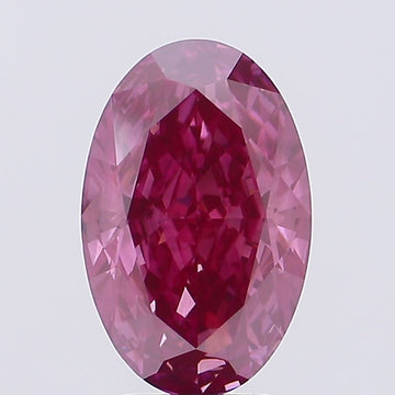 Premium 4.07 CT Oval Shape Fancy Vivid Pink Color VS1 Clarity Lab grown Diamond For Custom Ring