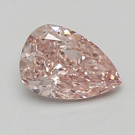 Latest 0.91 CT Pear Shape Fancy Intense Pink Color VS2 Clarity Moissanite Diamond For That Calm