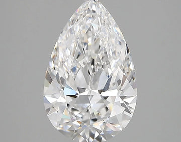 Latest 2.07 CT Pear Shape D Color VVS2 Clarity Moissanite Diamond For Still Flame