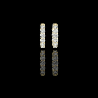 1.60 TCW Royal Elegance Round Cut Lab Grown Diamond Exquisite Statement Earrings