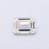 Fine Of 0.41 CT Emerald Shape D Color VS1 Clarity Lab Grown Diamond For First Rain
