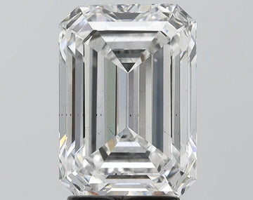 Timeless 3.50 CT Emerald Shape F Color SI1 Clarity Moissanite Diamond For Anniversary Ring