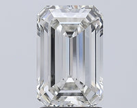 Dazzling 3.07 CT Emerald Shape H Color VS1 Clarity Lab grown Diamond For Party Ring