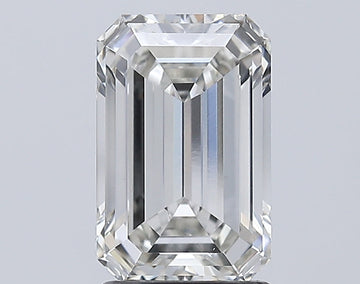 Dazzling 3.07 CT Emerald Shape H Color VS1 Clarity Lab grown Diamond For Party Ring