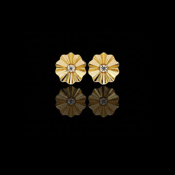 0.06 TCW Minimalist Round Moissanite Diamond Studs Earring Perfect Gift for Her